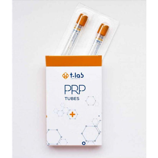 Platelet Rich Plasma, PRP tubes from T-Labs packaging