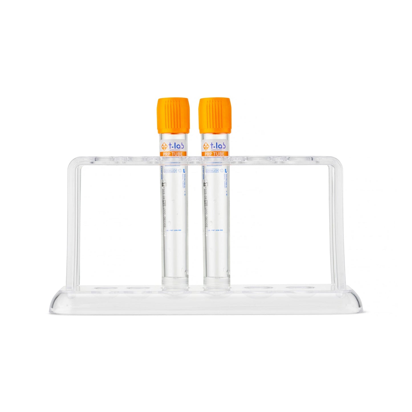 Platelet Rich Plasma, PRP Tube from T-Lab.  Clear tube