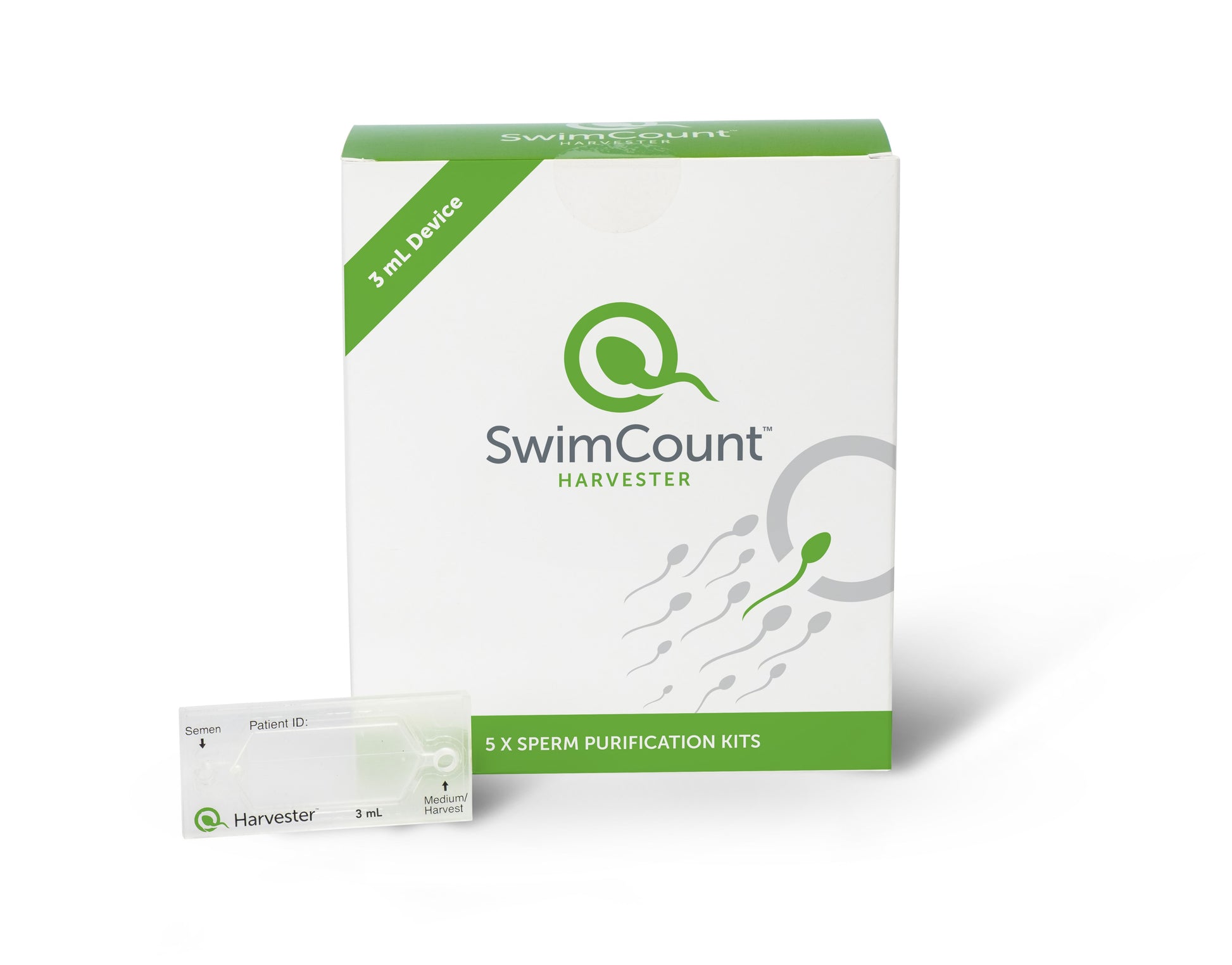 SwimCount Harvester 3mL sperm purification device