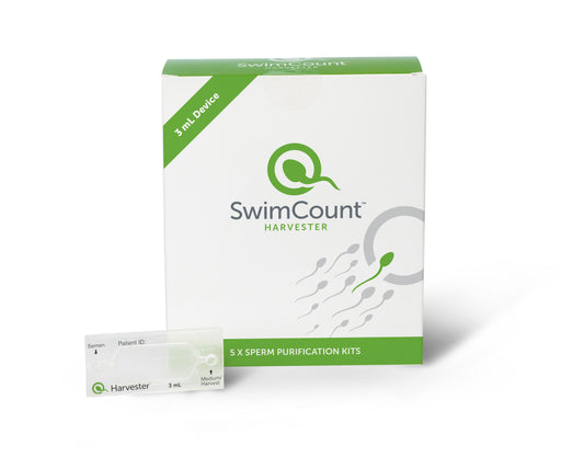 SwimCount Harvester 3mL sperm purification device