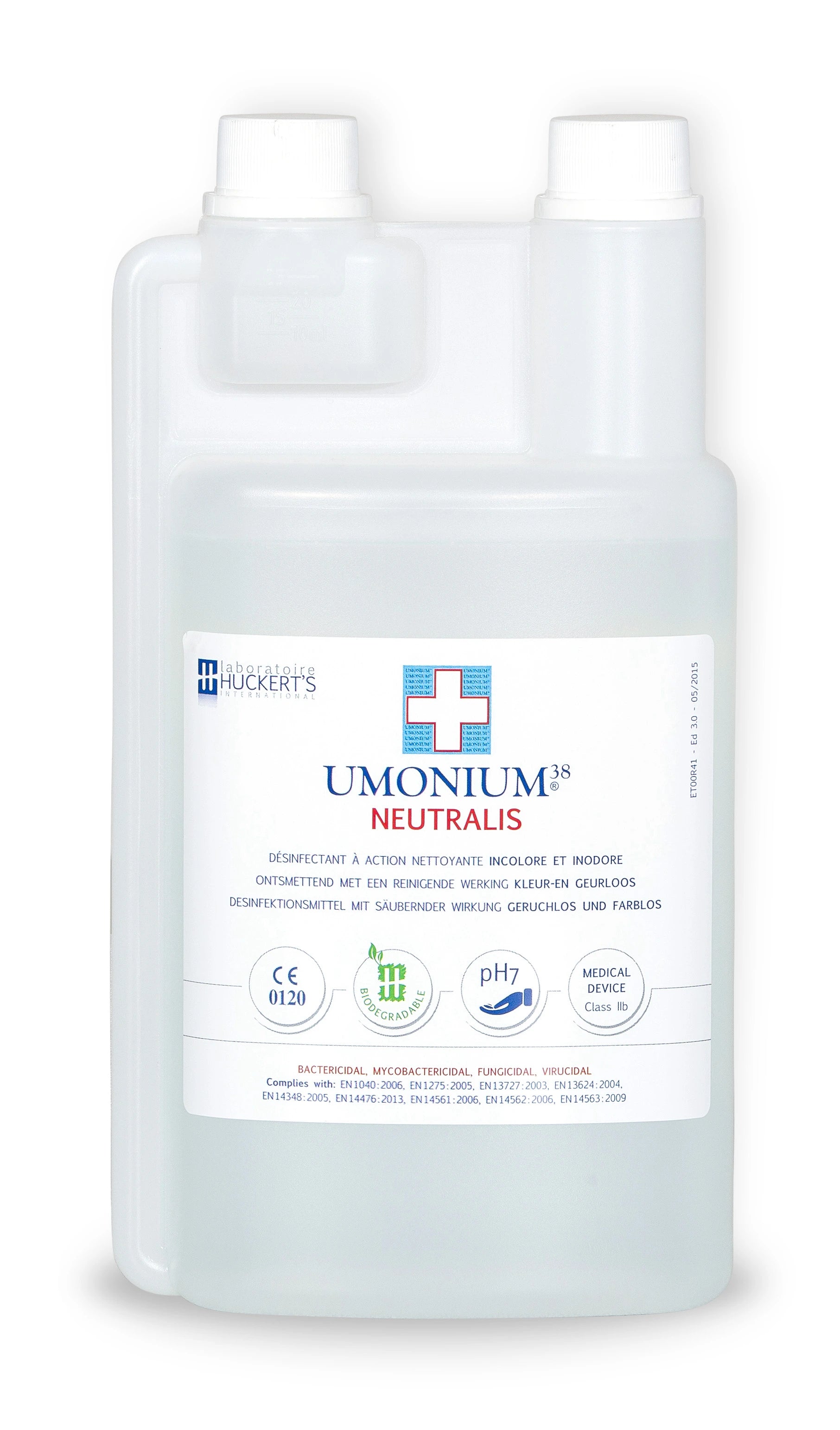 Umonium38 Neutralis High Level Disinfectant 1L plastic bottle