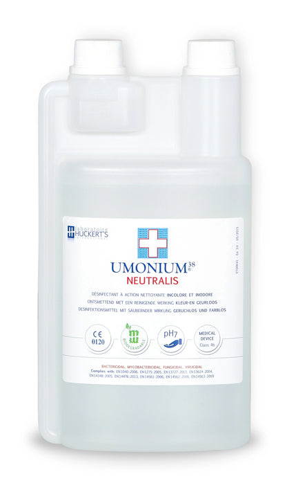 Umonium38 Neutralis High Level Disinfectant 1L plastic bottle