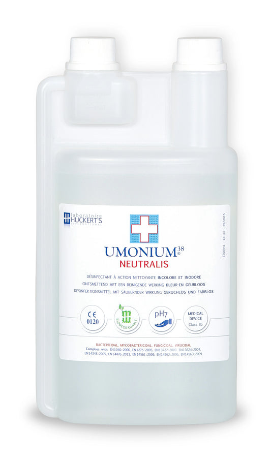 Umonium38 Neutralis High Level Disinfectant 1L plastic bottle